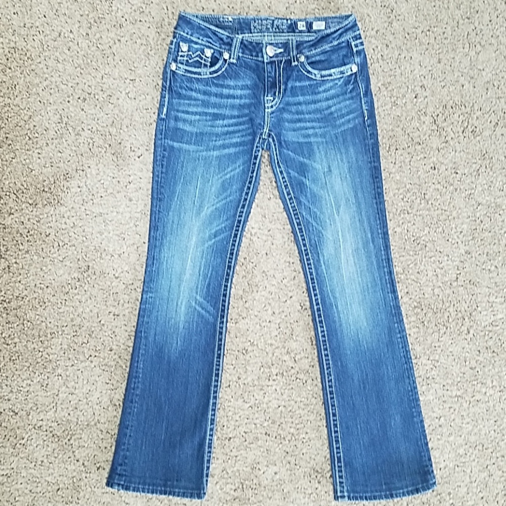 MISS ME Bootcut Jeans - size 28 - inseam 30 - boot